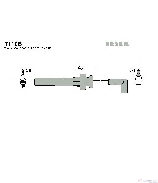 КАБЕЛИ СВЕЩИ CHRYSLER VOYAGER II (1995-) 2.0 i - TESLA