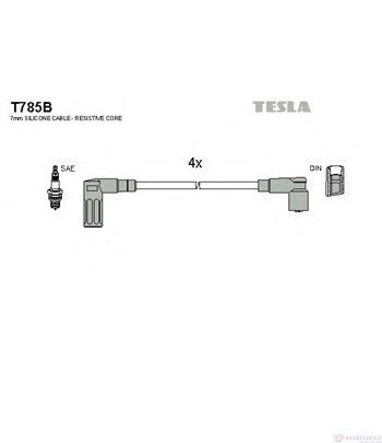 КАБЕЛИ СВЕЩИ FIAT SEICENTO (1998-) 0.9 - TESLA