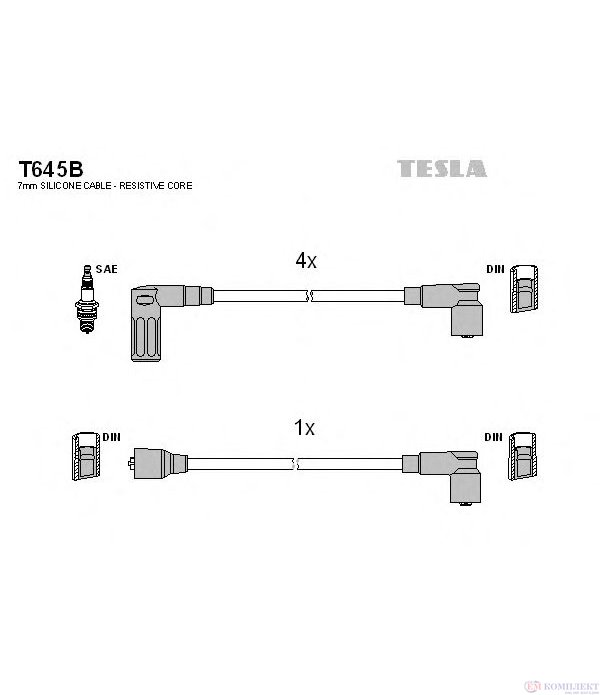 КАБЕЛИ СВЕЩИ FIAT TEMPRA (1990-) 1.6 - TESLA