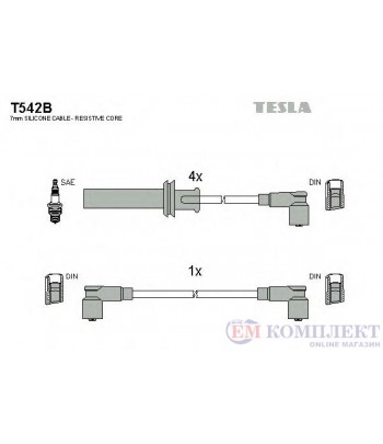 КАБЕЛИ СВЕЩИ FIAT TIPO (1987-) 1.8 i.e.16V Sport - TESLA