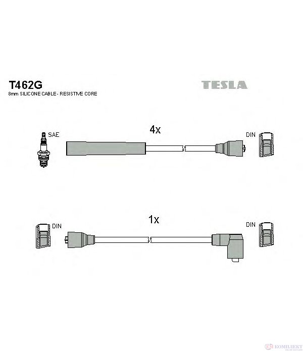 КАБЕЛИ СВЕЩИ FORD SCORPIO I (1985-) 2.0 - TESLA