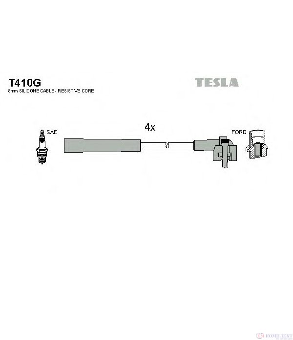 КАБЕЛИ СВЕЩИ FORD FIESTA III (1989-) 1.1 - TESLA