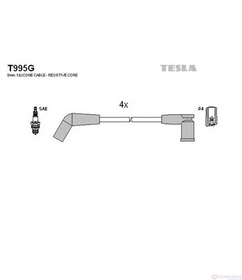 КАБЕЛИ СВЕЩИ FORD KA (1996-) 1.3 i - TESLA