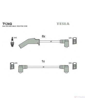 КАБЕЛИ СВЕЩИ FORD SIERRA HATCHBACK (1987-) 2.9 i XR 4x4 - TESLA