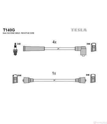 КАБЕЛИ СВЕЩИ FORD ESCORT EXPRESS (1986-) 1.4 i - TESLA