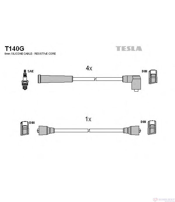 КАБЕЛИ СВЕЩИ FORD ESCORT EXPRESS (1986-) 1.4 i - TESLA