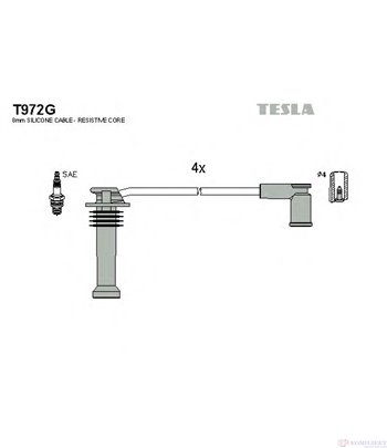 КАБЕЛИ СВЕЩИ FORD FIESTA VI (2008-) 1.4 - TESLA