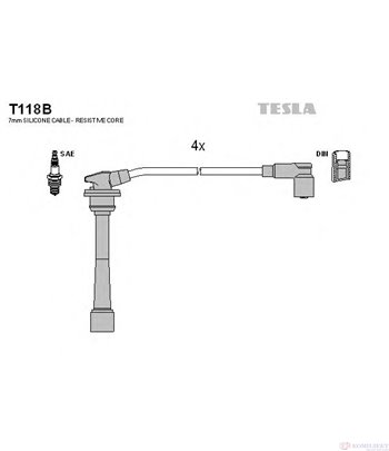 КАБЕЛИ СВЕЩИ KIA CERATO (2004-) 1.6 - TESLA