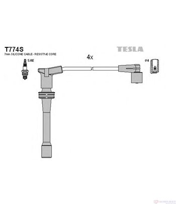 КАБЕЛИ СВЕЩИ LADA 112 (1995-) 1.5 16V - TESLA