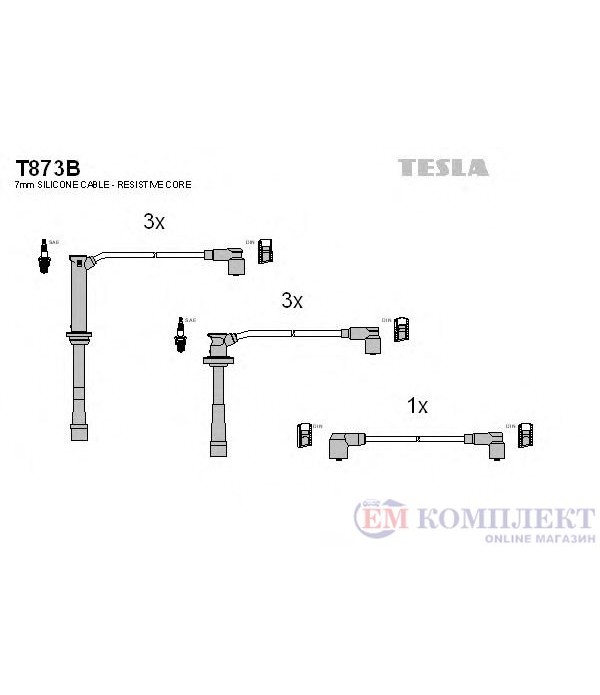 КАБЕЛИ СВЕЩИ MAZDA XEDOS 6 (1992-) 2.0 V6 - TESLA