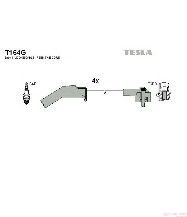 КАБЕЛИ СВЕЩИ MAZDA 121 III (1996-) 1.3 - TESLA