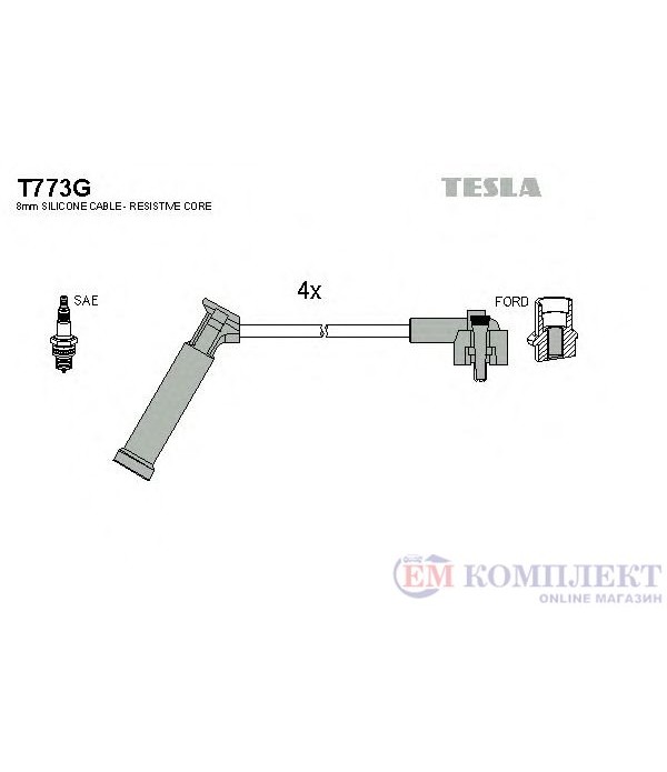 КАБЕЛИ СВЕЩИ MAZDA 121 III (1996-) 1.25 - TESLA