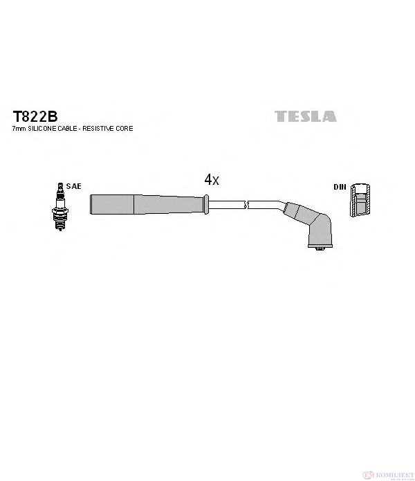 КАБЕЛИ СВЕЩИ MAZDA 323 S VI (1998-) 1.4 16V - TESLA