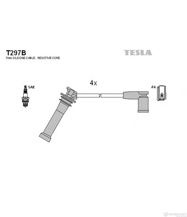 КАБЕЛИ СВЕЩИ MAZDA 6 STATION WAGON (2002-) 1.8 - TESLA