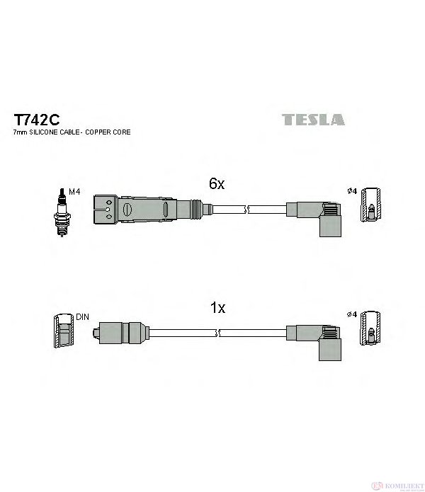 КАБЕЛИ СВЕЩИ MERCEDES W123 COMBI S123 (1977-) 280 TE - TESLA