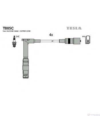 КАБЕЛИ СВЕЩИ MERCEDES E CLASS W124 (1993-) E 200 - TESLA