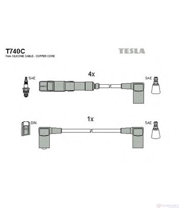 КАБЕЛИ СВЕЩИ MERCEDES W124 COMBI S124 (1985-) 200 T - TESLA