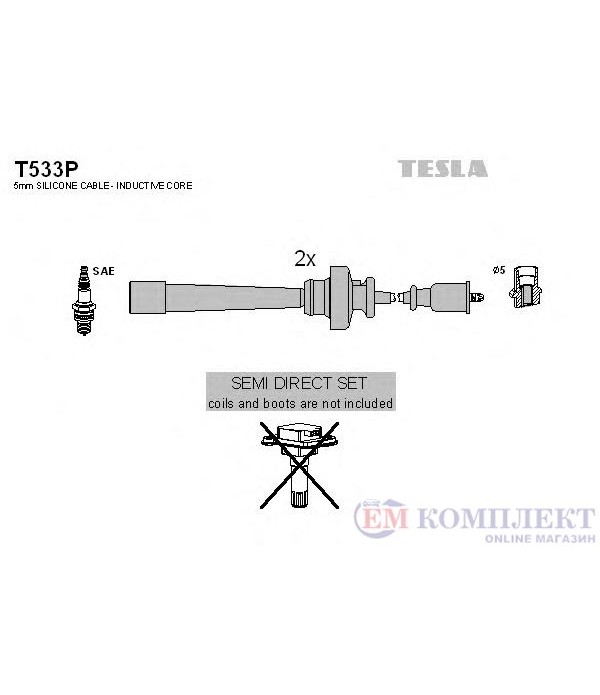 КАБЕЛИ СВЕЩИ MITSUBISHI GALANT VI COMBI (1996-) 2.4 GDI - TESLA