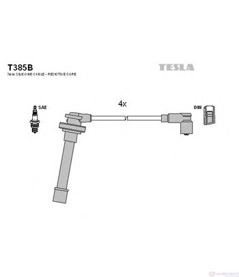 КАБЕЛИ СВЕЩИ NISSAN MICRA II (1992-) 1.0 i 16V - TESLA