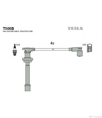 КАБЕЛИ СВЕЩИ NISSAN ALMERA I HATCHBACK (1995-) 2.0 GTi - TESLA