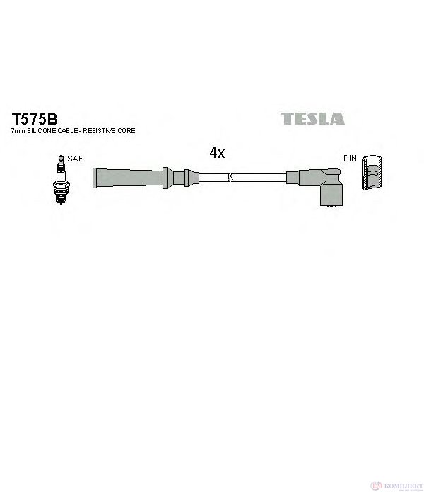 КАБЕЛИ СВЕЩИ NISSAN PICK UP (1985-) 2.4 i 12V - TESLA