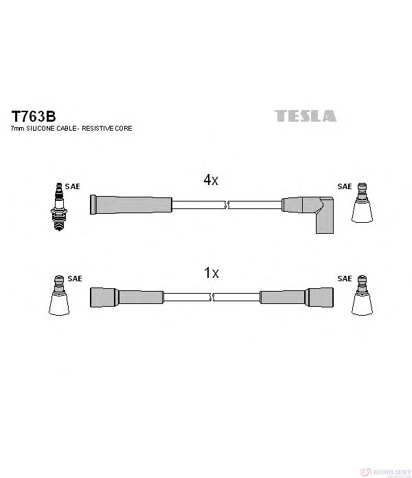 КАБЕЛИ СВЕЩИ OPEL CORSA A TR (1982-) 1.3 - TESLA