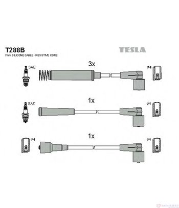 КАБЕЛИ СВЕЩИ OPEL CORSA A HATCHBACK (1982-) 1.4 Si - TESLA