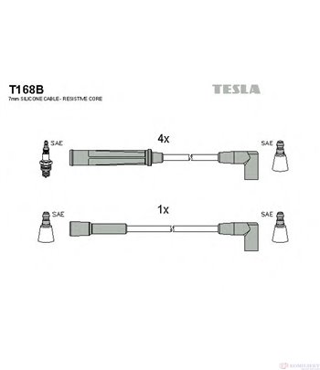 КАБЕЛИ СВЕЩИ OPEL KADETT E HATCHBACK (1984-) 1.3 N - TESLA
