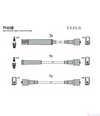 КАБЕЛИ СВЕЩИ OPEL OMEGA A (1986-) 1.8 S - TESLA