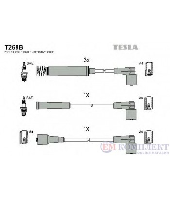 КАБЕЛИ СВЕЩИ OPEL ASTRA F HATCHBACK (1991-) 1.4 i - TESLA