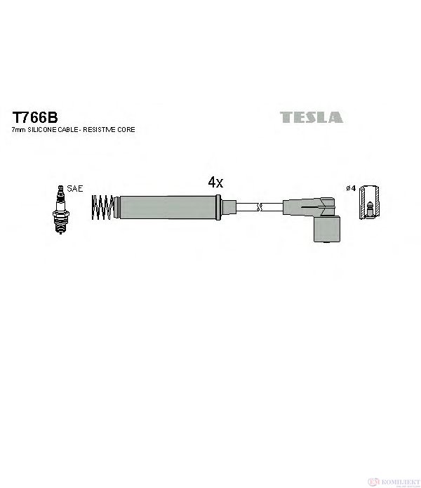 КАБЕЛИ СВЕЩИ OPEL ASTRA F HATCHBACK (1991-) 1.6 Si - TESLA