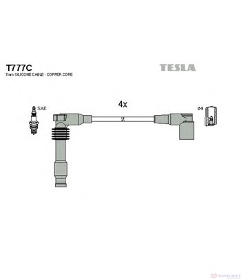 КАБЕЛИ СВЕЩИ OPEL ASTRA F (1991-) 1.8 i 16V - TESLA