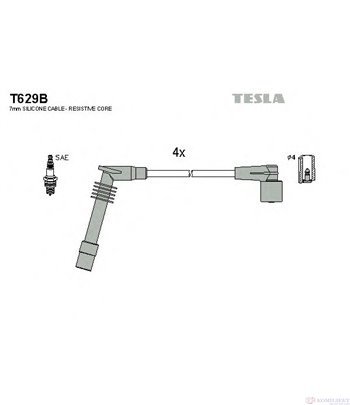 КАБЕЛИ СВЕЩИ OPEL CORSA B (1993-) 1.4 i - TESLA