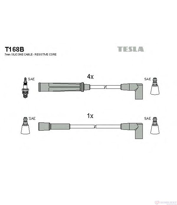 КАБЕЛИ СВЕЩИ OPEL KADETT E COMBI (1984-) 1.3 i CAT - TESLA