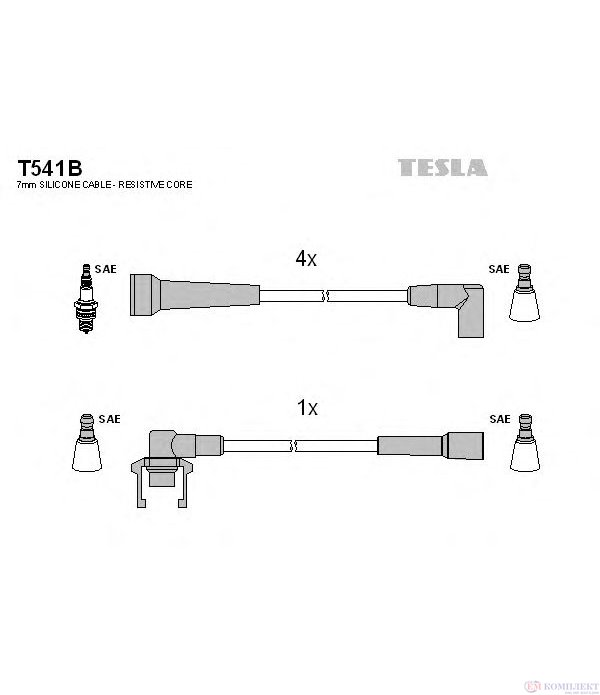 КАБЕЛИ СВЕЩИ RENAULT R 19 II (1991-) 1.8 - TESLA