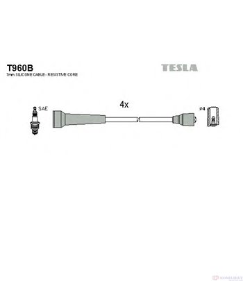 КАБЕЛИ СВЕЩИ RENAULT LAGUNA (1993-) 1.8 - TESLA