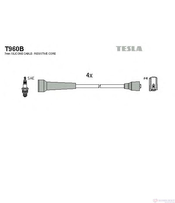 КАБЕЛИ СВЕЩИ RENAULT MEGANE I (1995-) 2.0 i - TESLA