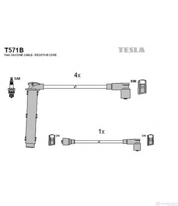 КАБЕЛИ СВЕЩИ ROVER 200 HATCHBACK (1989-) 214 GSiSi - TESLA