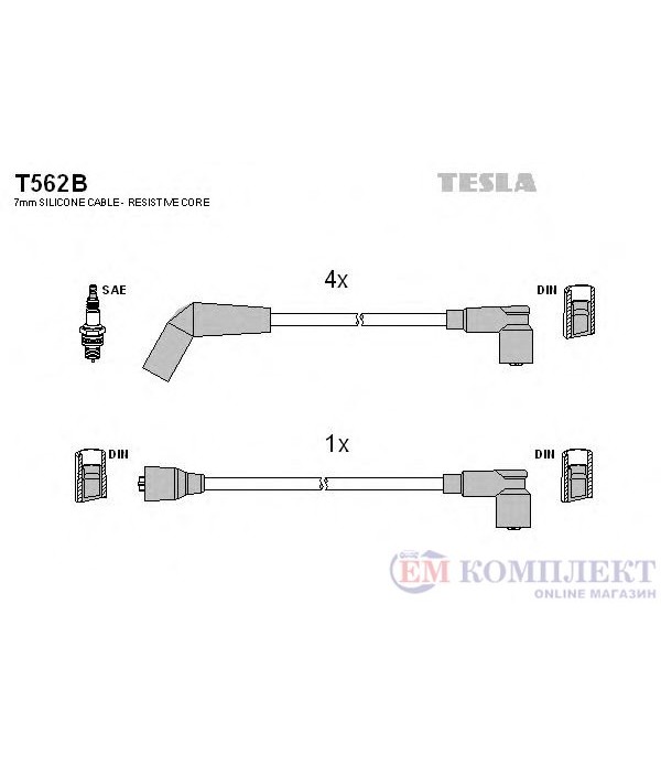 КАБЕЛИ СВЕЩИ ROVER 400 (1990-) 414 GSISI - TESLA