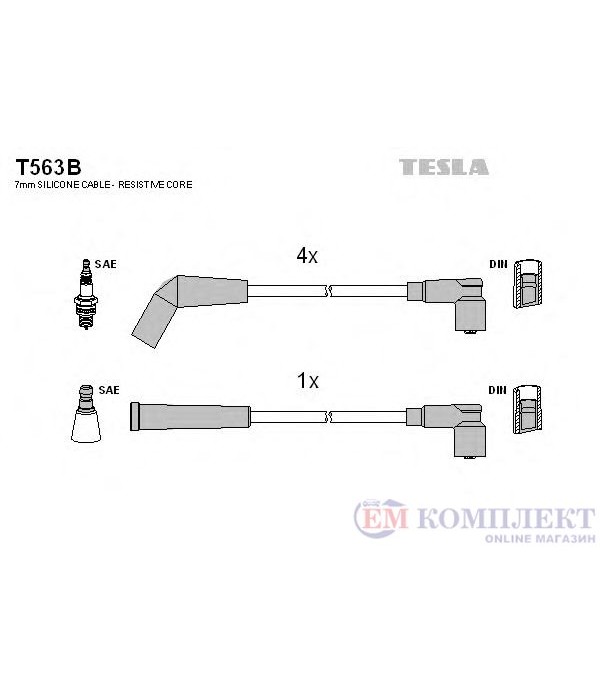 КАБЕЛИ СВЕЩИ ROVER 100 (1989-) 114 SLGTA - TESLA