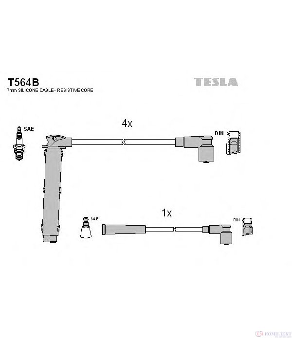 КАБЕЛИ СВЕЩИ ROVER 400 HATCHBACK (1995-) 414 Si - TESLA