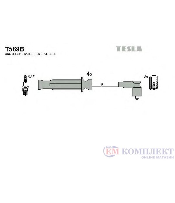 КАБЕЛИ СВЕЩИ ROVER 400 HATCHBACK (1995-) 420 Si Lux - TESLA