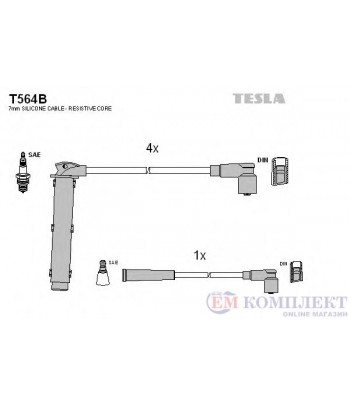 КАБЕЛИ СВЕЩИ ROVER CABRIOLET (1990-) 216 1.6i 16V - TESLA