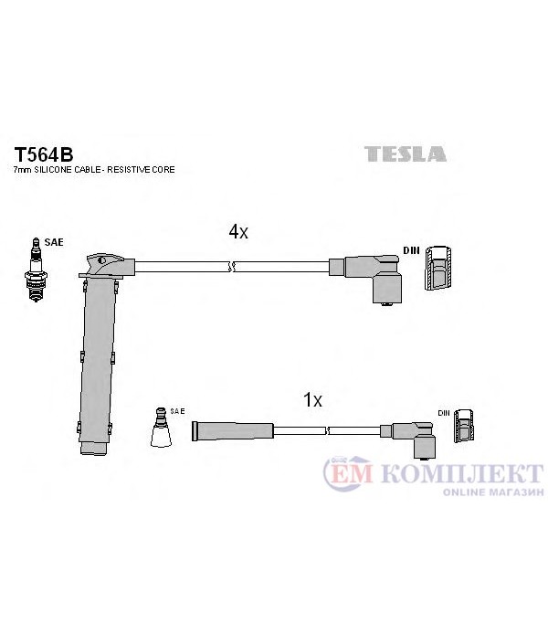 КАБЕЛИ СВЕЩИ ROVER 400 HATCHBACK (1995-) 414 - TESLA