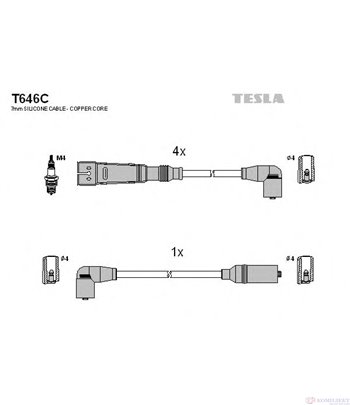 КАБЕЛИ СВЕЩИ SEAT IBIZA II (1993-) 1.3 i - TESLA