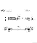 КАБЕЛИ СВЕЩИ SEAT CORDOBA (1993-) 1.4 i - TESLA