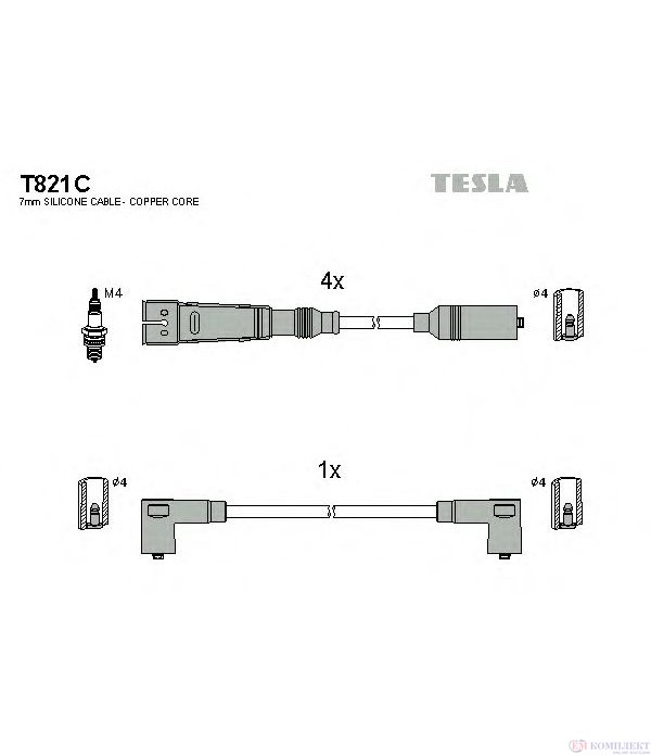 КАБЕЛИ СВЕЩИ SEAT CORDOBA (1993-) 1.8 i - TESLA