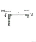 КАБЕЛИ СВЕЩИ SEAT CORDOBA VARIO (1999-) 1.4 16V - TESLA