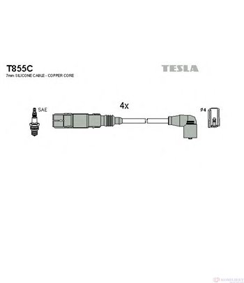 КАБЕЛИ СВЕЩИ SKODA OCTAVIA COMBI (1998-) 2.0 - TESLA