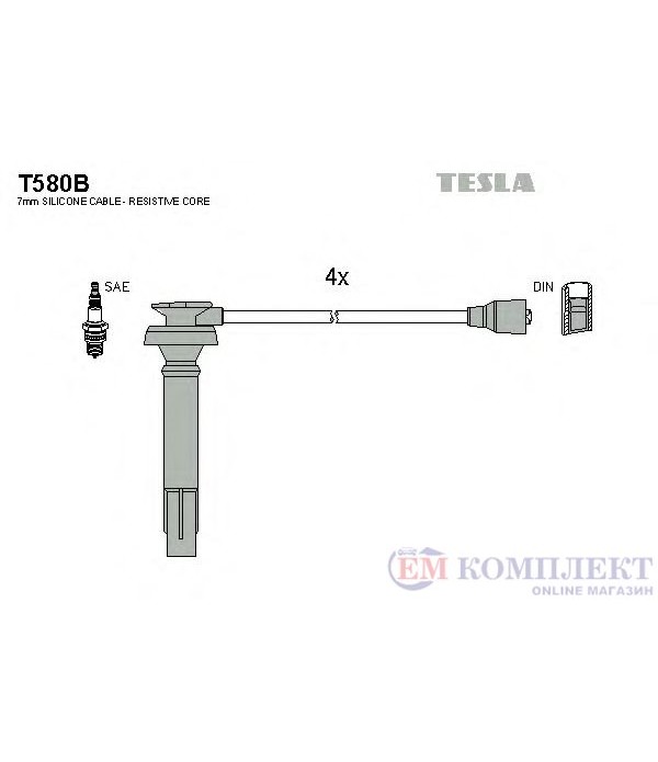 КАБЕЛИ СВЕЩИ SUBARU IMPREZA COMBI (1992-) 1.6 i 4WD - TESLA